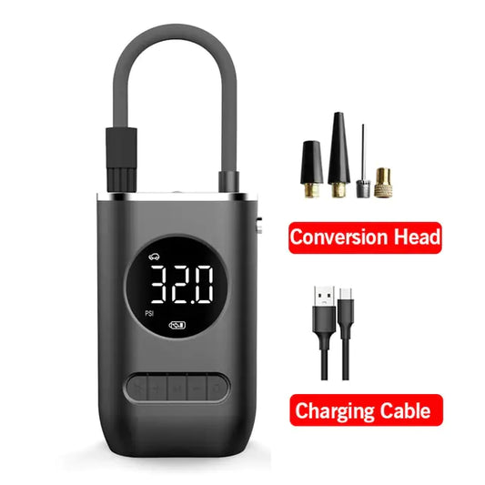 ApexAir™ Smart Tire Inflator — Portable 150 PSI Auto-Stop Pump